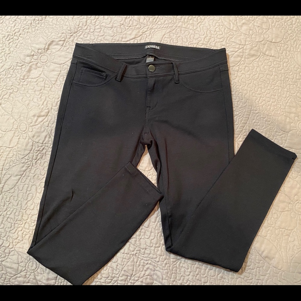 Express mid-rising skinny jean leggings